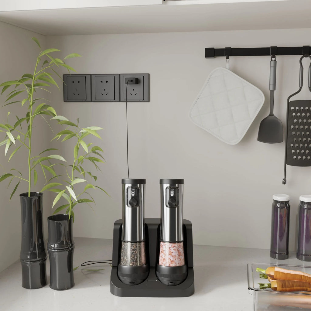 Gourmet Grind Electric Salt & Pepper Set