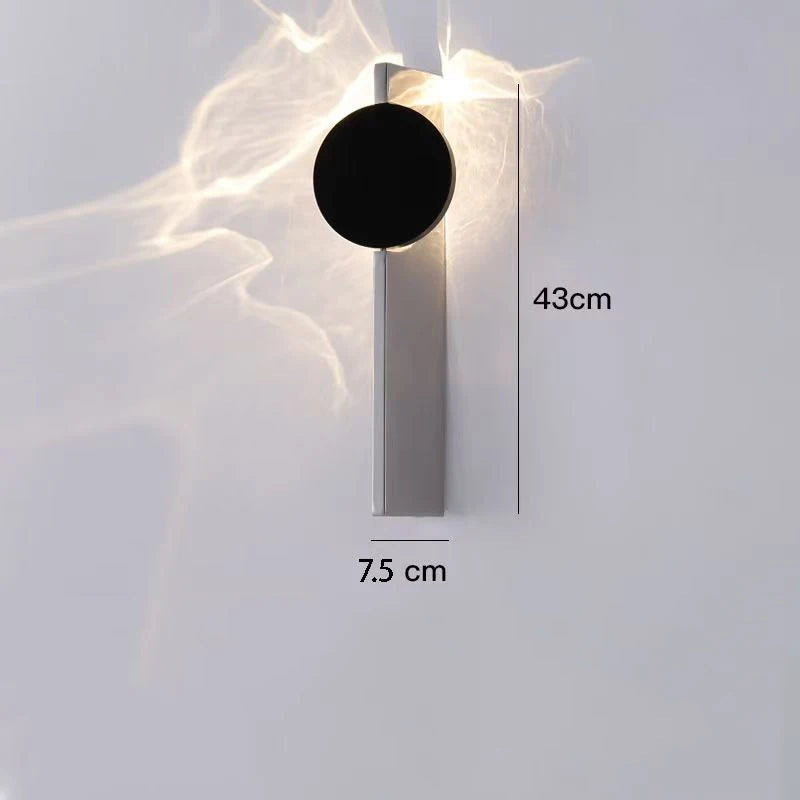 Nordic Creative Art Corrugated LED Wall Lamps Bedroom Bedside Shadow LED Wall Sconces Aisle Porch Corridor Atmosphere Wall Light